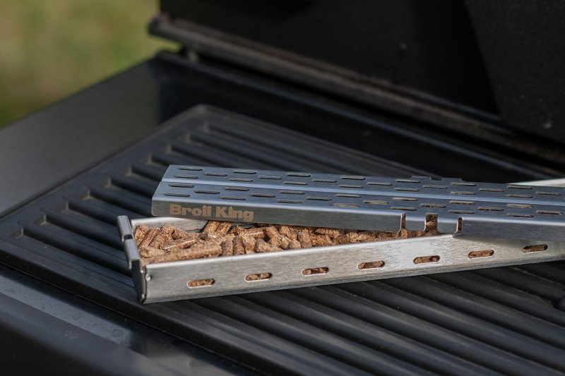 Broil King Pellet Räucherbox / Smokerbox aus Edelstahl