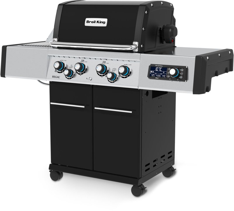 Broil King Regal Q 490 IR Gasgrill - Smart Grill mit iQue™ Intelligent Barbecue - inkl. Blazinglas