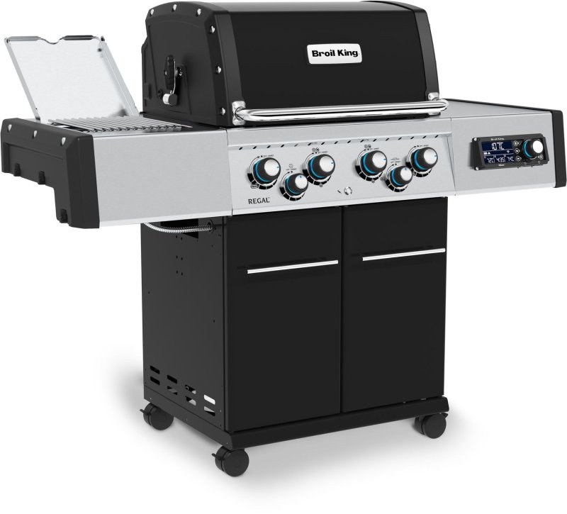 Broil King Regal Q 490 IR Gasgrill - Smart Grill mit iQue™ Intelligent Barbecue - inkl. Blazinglas