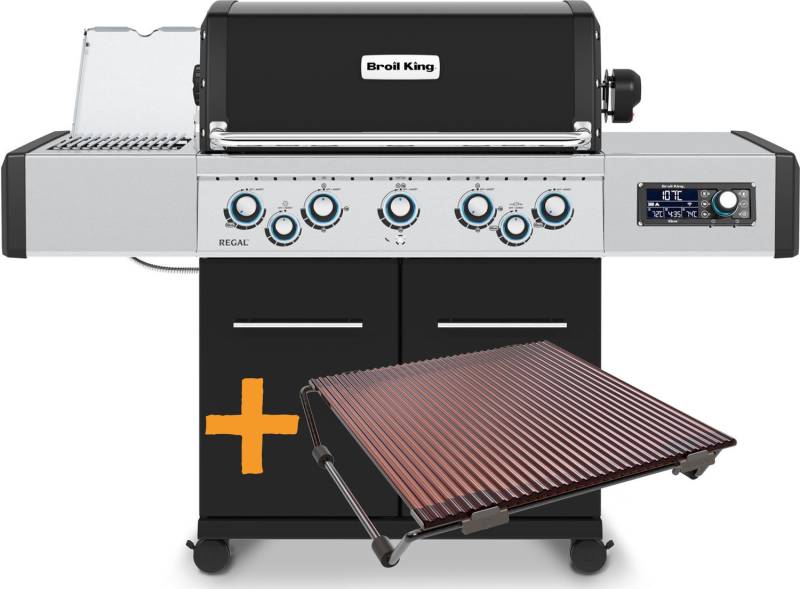 Broil King Regal Q 590 IR Gasgrill - Smart Grill mit iQue™ Intelligent Barbecue - inkl. Blazinglas