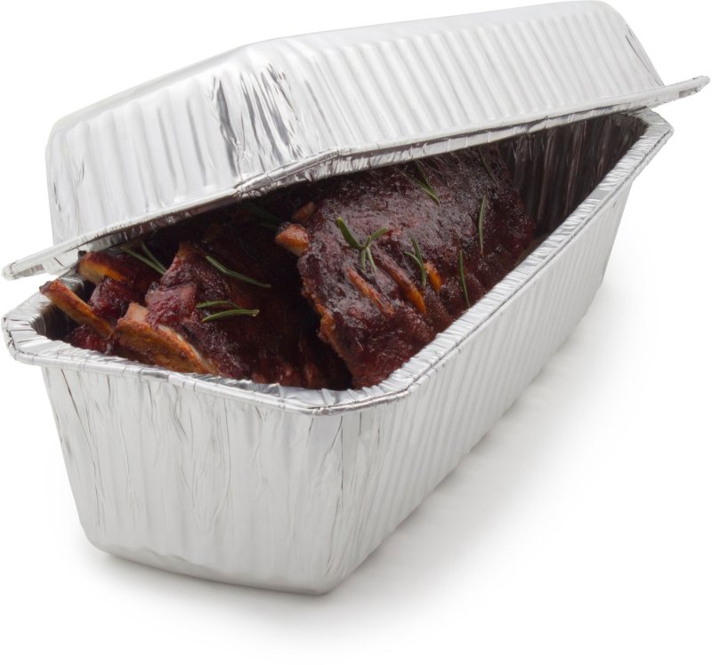 Broil King Rib Roaster aus massiver Alufolie / 2er Pack