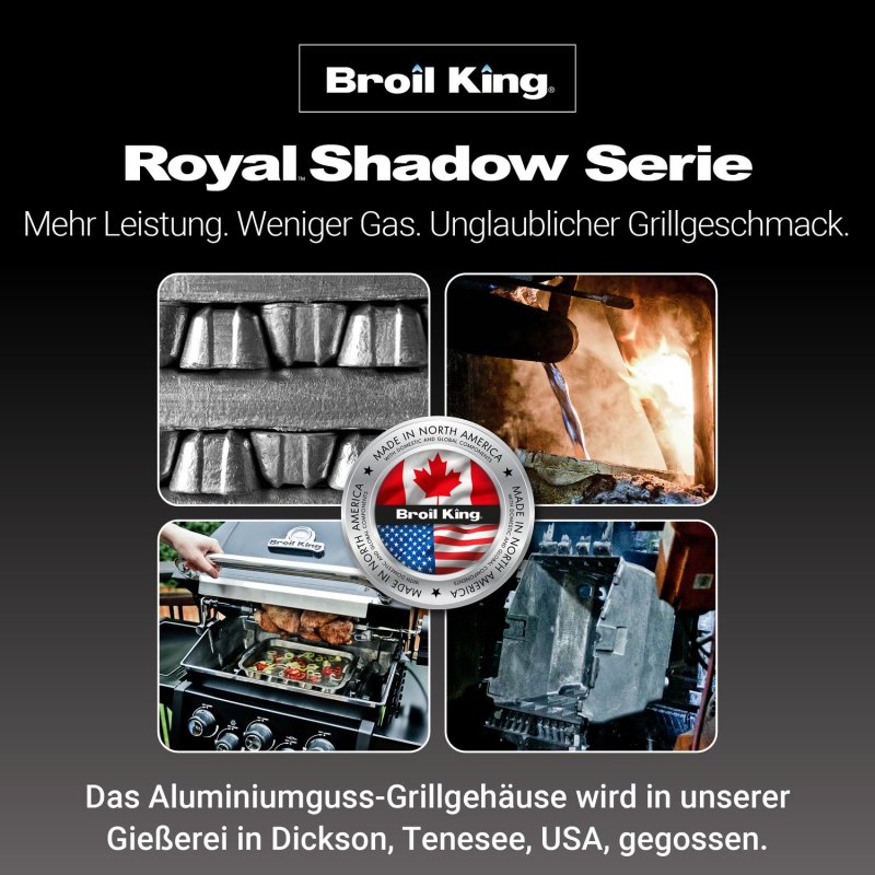 Broil King Royal 390 Shadow Gasgrill inkl. Drehspieß - Modell 2025