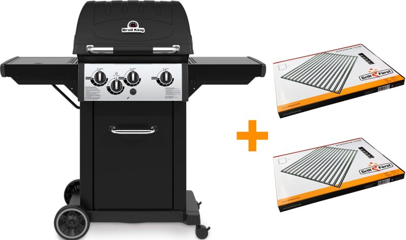 Broil King Royal 340 Gasgrill - Grillfürst Deal mit zusätzlichen Edelstahl Grillrosten - Modell 2024