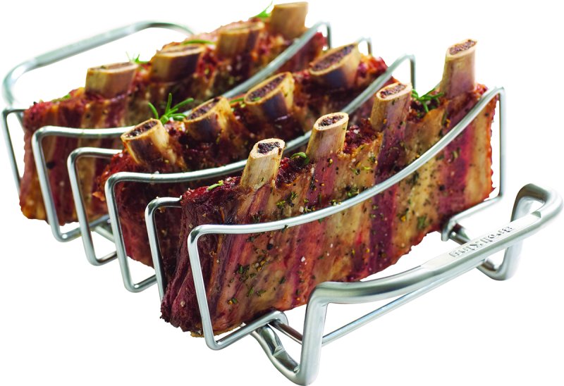 Broil King Spareribs Halter und Bratenkorb