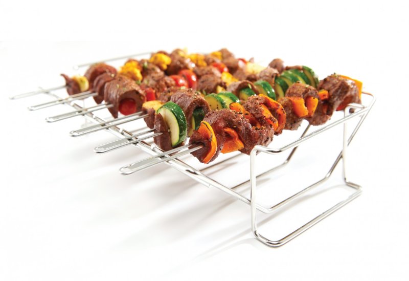 Broil King Multigestell: Bratenkorb, Rippchenhalter und Spießgestell