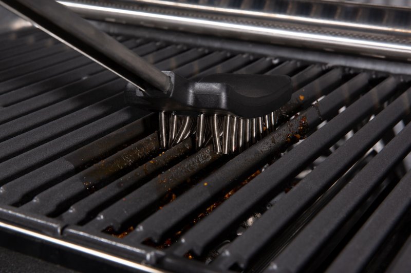 Broil King Baron Grillbürste 47 cm mit Spiralfedern + Ersatzkopf