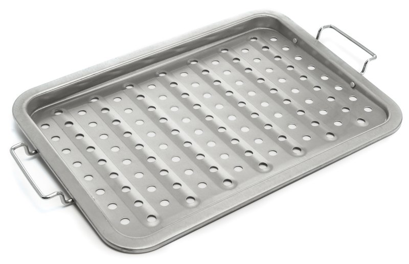 Broil King Grill Topper / Lochblech Edelstahl / 37,5 x 25,5 cm