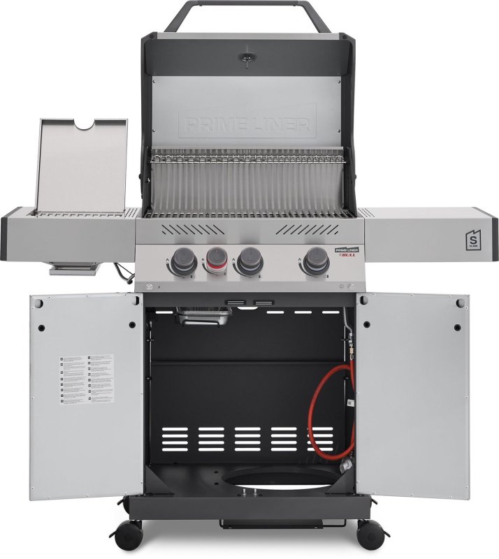 BULL Gasgrill Primeliner S3 Edelstahl Basic