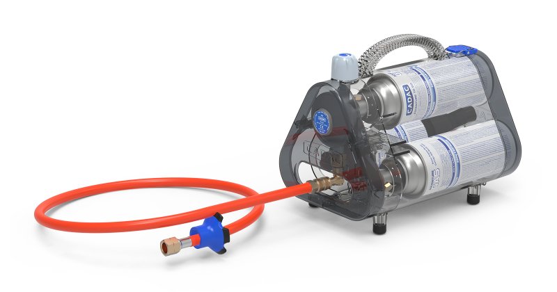 CADAC Trio Power Pack für Anschluss von 2 Gaskartuschen - 30mbar