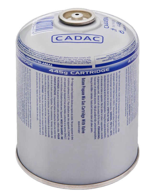CADAC Gaskartusche / Schraubkartusche 445g Propan/Butan - Weber Gaskartusche Alternative