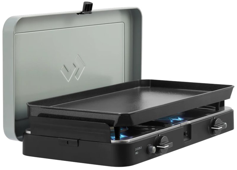 CADAC Camping Gaskocher 2-Cook 3 Pro Plancha / 30mbar