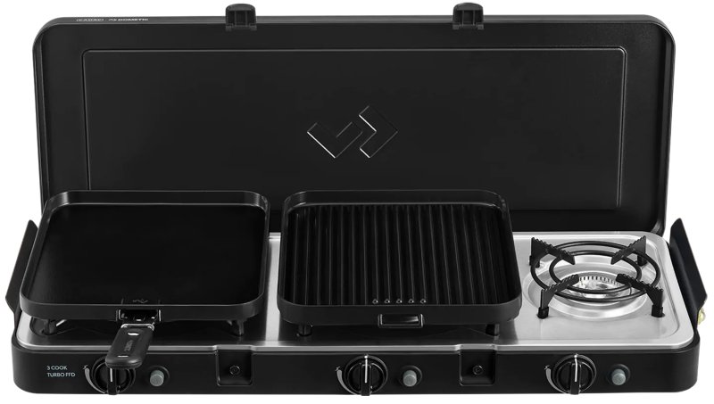 CADAC Camping Gaskocher 3-Cook Turbo FFD Deluxe / 50mbar
