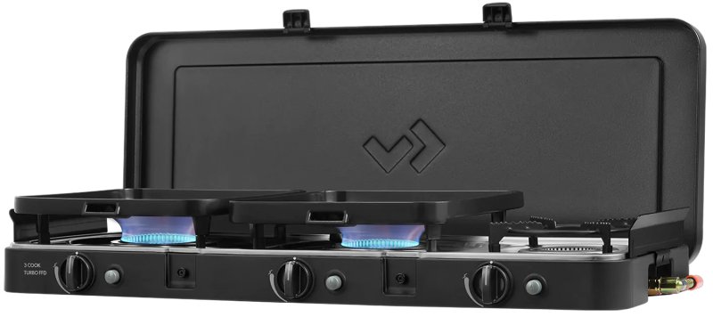 CADAC Camping Gaskocher 3-Cook Turbo FFD Deluxe / 50mbar