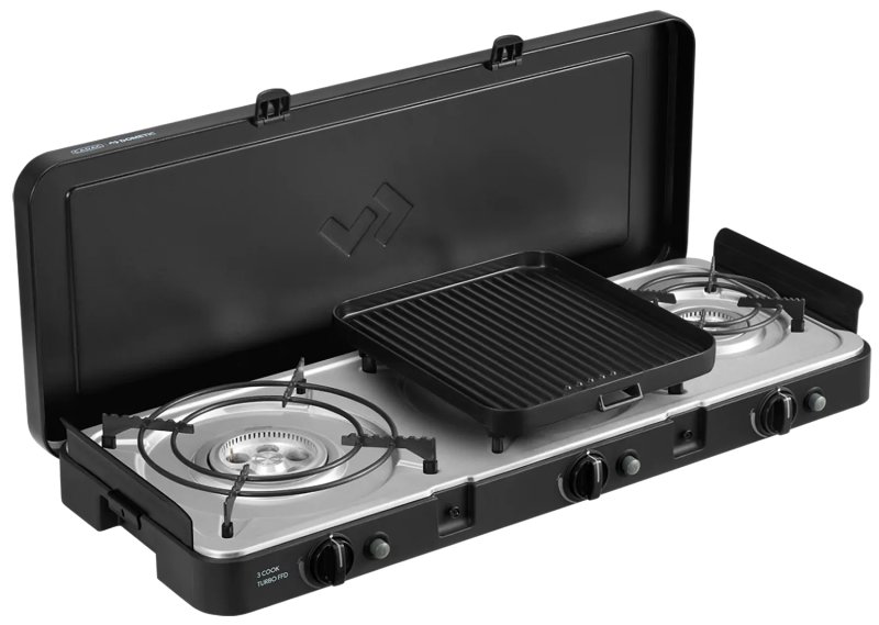 CADAC Camping Gaskocher 3-Cook Turbo FFD Deluxe / 50mbar