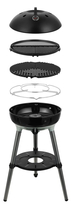 Plaque De Cuisson Cadac Grill2Braai 50 - Aluminium - Revêtement Céramique GreenGrill - 45 Cm - Pour Barbecue Gaz