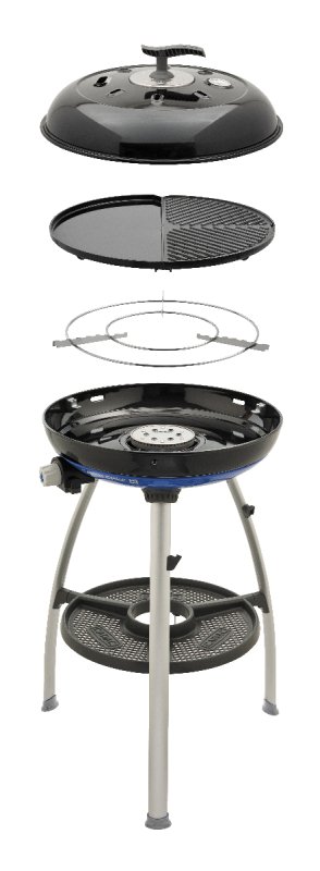 CADAC Camping Gasgrill Carri Chef 50 / BBQ Plancha + Dome - 50 mbar