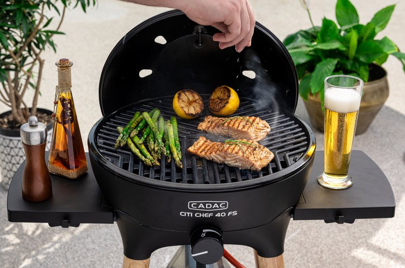 CADAC Gasgrill Citi Chef 40 FS BBQ / Dome matt black, 30 mbar