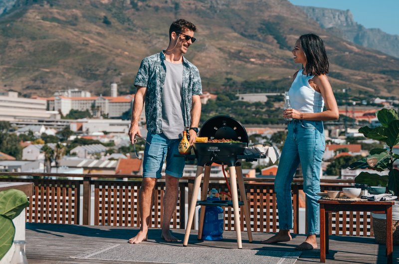 CADAC Gasgrill Citi Chef 40 FS BBQ / Dome matt black, 30 mbar