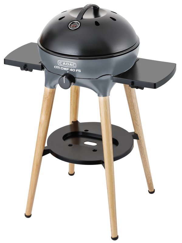 CADAC Gasgrill Citi Chef 40 FS BBQ / Dome steel grey, 50 mbar