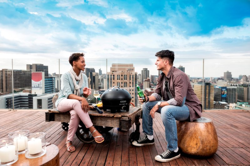 CADAC Kompakt Gasgrill Citi Chef 40 Black - 50mbar - Ausstellungsstück