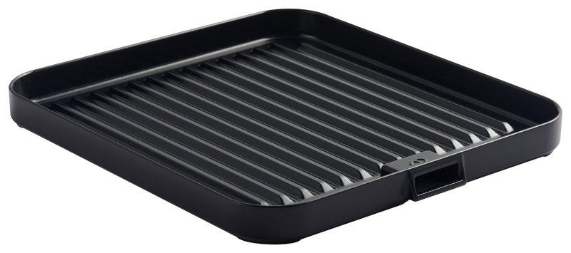 CADAC Universal Grillplatte für Gaskocher / gerippt - mit abnehmbarem Griff