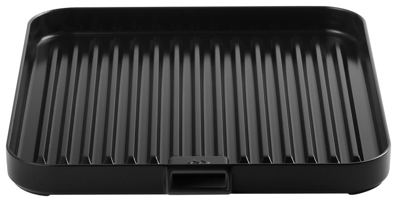 CADAC Universal Grillplatte für Gaskocher / gerippt - mit abnehmbarem Griff