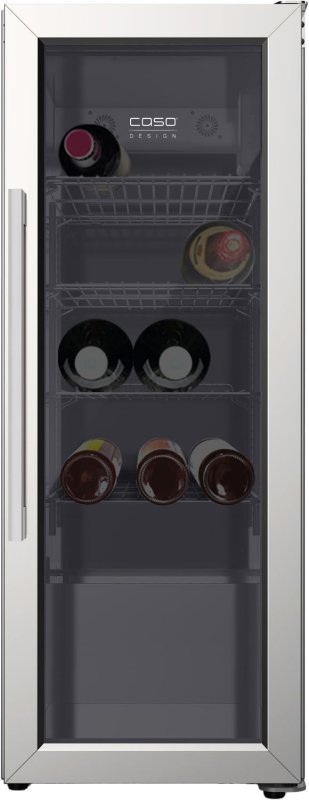 CASO BBQ Cooler M-R - Outdoor-Kühlschrank (125 Liter) mit Edelstahlgehäuse - Rechtsanschlag