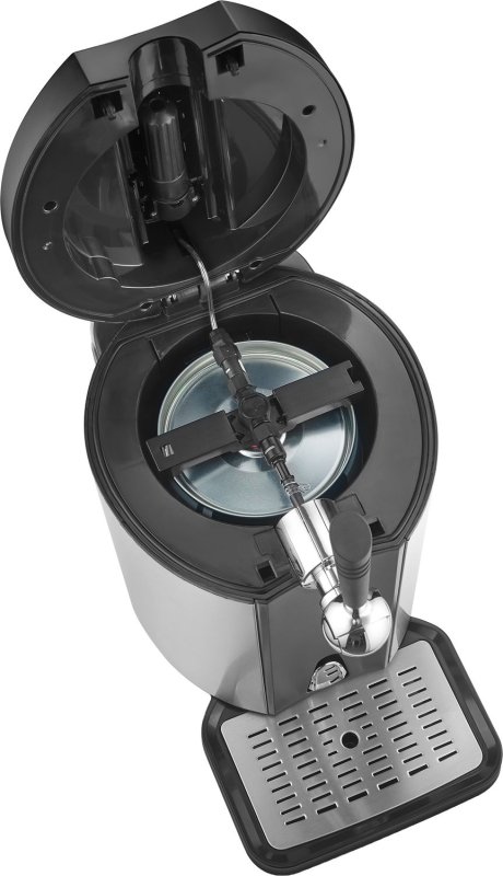 Grillfürst Independence P330G Gasgrill - mattschwarz - mit XXL Infrarotbrenner und Gusseisenrosten inkl. CASO BeerMaster - Bierzapfanlage