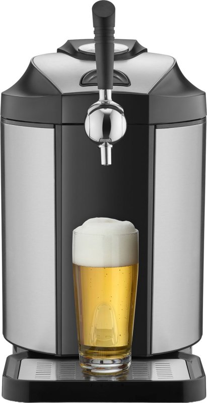 Grillfürst Independence P330G Gasgrill - mattschwarz - mit XXL Infrarotbrenner und Gusseisenrosten inkl. CASO BeerMaster - Bierzapfanlage