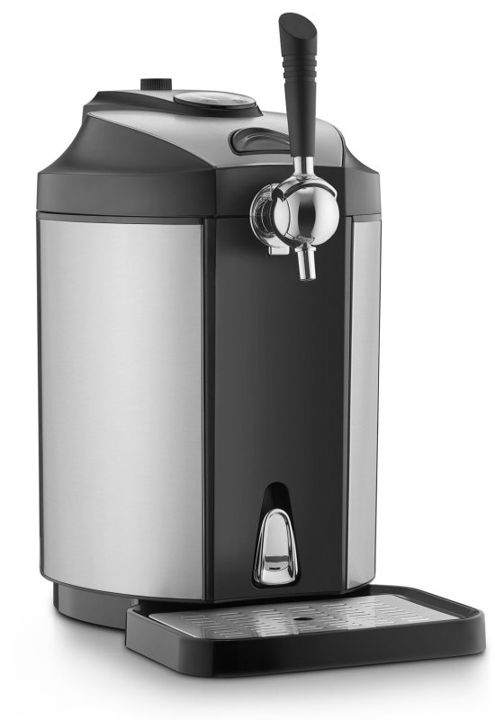 Grillfürst Independence P330G Gasgrill - mattschwarz - mit XXL Infrarotbrenner und Gusseisenrosten inkl. CASO BeerMaster - Bierzapfanlage