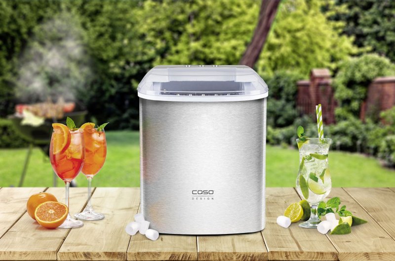 Outdoorchef Planchagrill HEAT C-265 - mit Doppel-Blazing-Zone, Cooking Zone und Gusseisen-Plancha inkl. Caso IceChef Pro - Eiswürfelbereiter