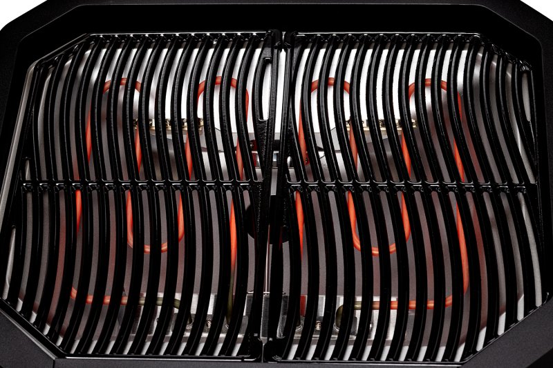 COZZE Outdoor Küche mit Spüle / 300 x 60 x 90 cm - inkl. COZZE E-500 Elektrogrill + Elektro Pizzaofen 42,5 (17") mit rotierendem Pizzastein