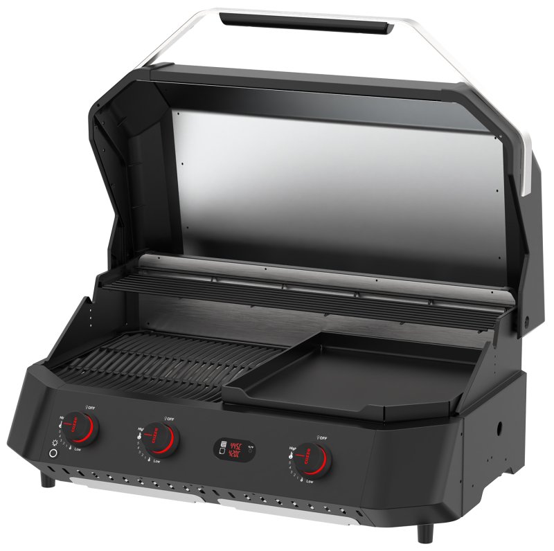 COZZE G-800 COMBO - Plancha Grill mit Grillrost - 30 mbar EU-Version