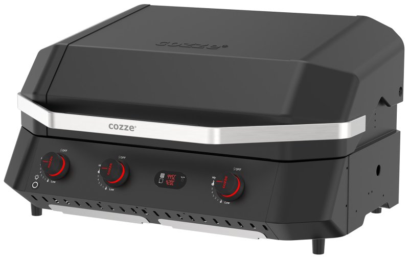 COZZE G-800 COMBO - Plancha Grill mit Grillrost - 30 mbar EU-Version
