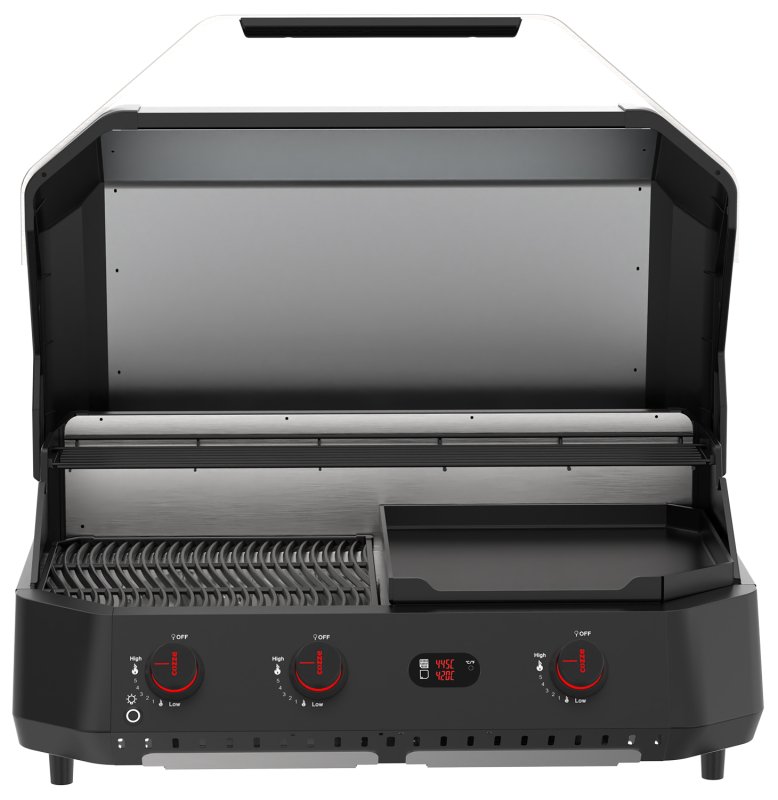 COZZE G-800 COMBO - Plancha Grill mit Grillrost - 30 mbar EU-Version