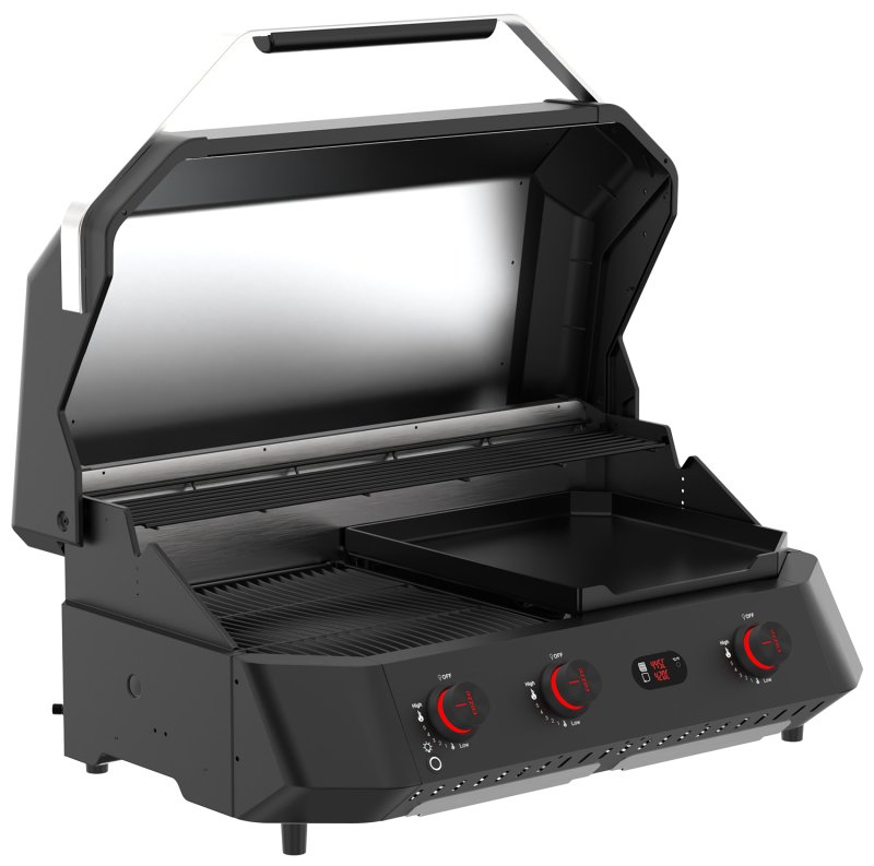 COZZE G-800 COMBO - Plancha Grill mit Grillrost - 30 mbar EU-Version