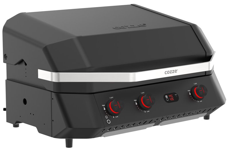 COZZE G-800 COMBO - Plancha Grill mit Grillrost - 30 mbar EU-Version