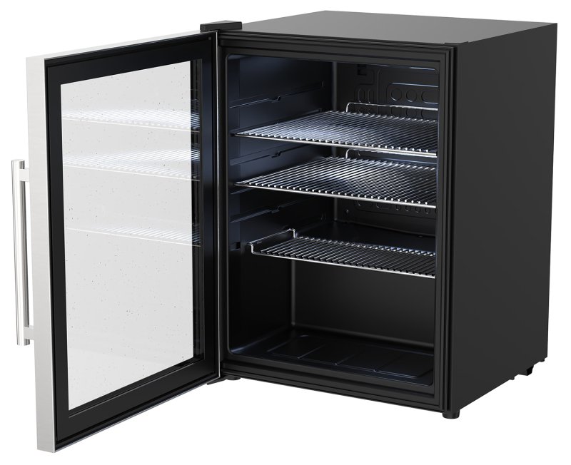 COZZE Outdoor Küche: Kühlschrank 60 Liter - schwarz - passend für Modul 90526 / 90527 / 90528