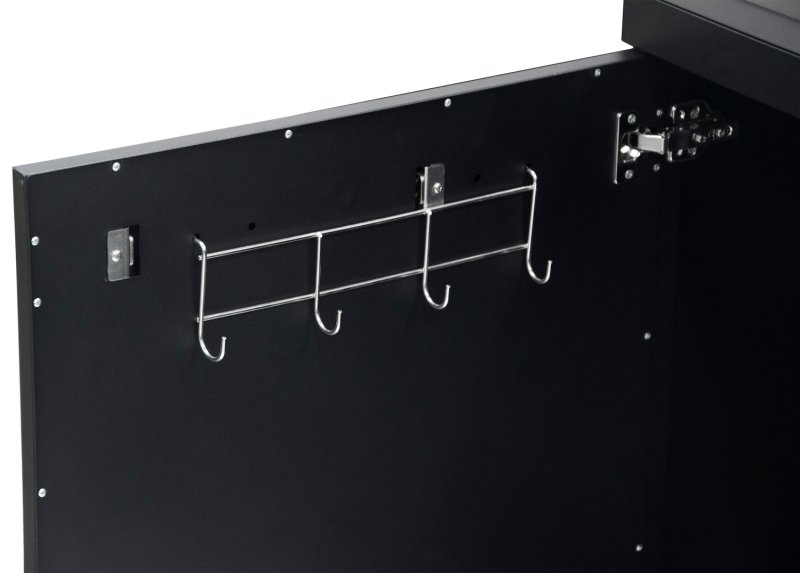 COZZE Outdoor Küche: Schrankmodul 2-türig mit Edelstahl Arbeitsfläche / 120 x 60 x 90 cm