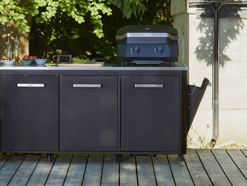 COZZE Outdoor Küche: COZZE Plancha 500 Plancha Grill + Spüle
