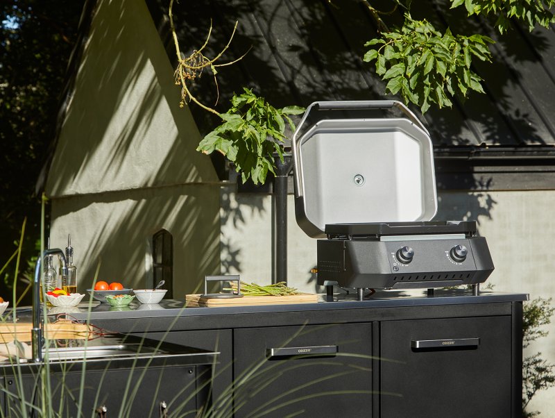 COZZE Outdoor Küche: COZZE Plancha 500 Plancha Grill + Spüle