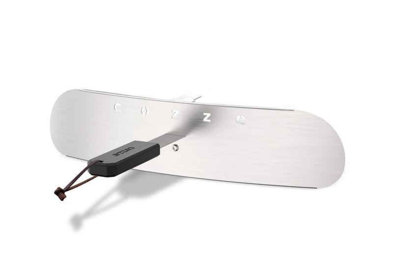 COZZE Pizzaofen elektrisch PREMIUM 42,5 cm (17") mit drehbarem Pizzastein & Digital-Thermometer - inkl. Hitzeschild