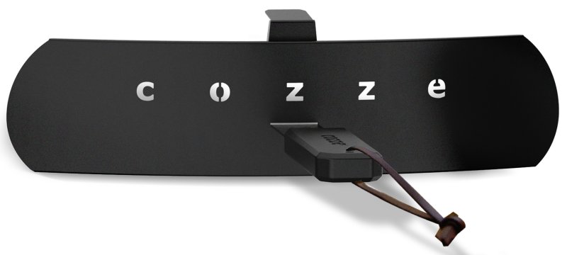 COZZE Pizzaofen Gas CLASSIC Black Edition 34 cm (13") - mit rotierendem Pizzastein - inkl. Hitzeschild