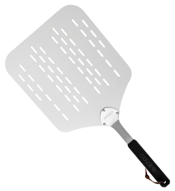 COZZE Pizzaschieber 28 x 28 cm, perforiert / Aluminium