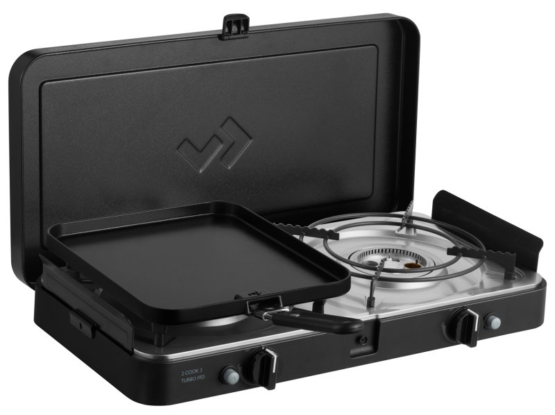 CADAC Camping Gaskocher 2-Cook 3 Turbo FFD Deluxe / 50mbar