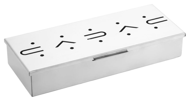 CADAC Universal Smoker Box / Räucherbox Edelstahl / 23 x 9 x 4 cm