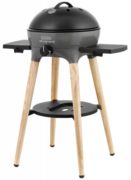 CADAC Gasgrill Citi Chef 40 FS BBQ / Dome flint grey, 50 mbar
