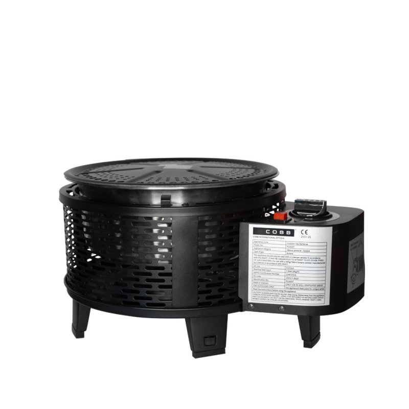 Cobb Grill Pro Gas Black - Gasgrill inkl. Grillplatte gelocht - matt schwarz