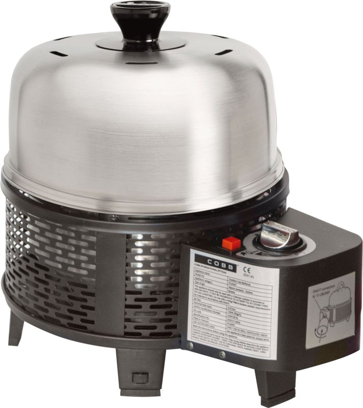 Cobb Grill Pro Gas Black - Gasgrill inkl. Grillplatte gelocht - matt schwarz