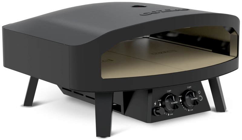 COZZE Pizzaofen Gas CLASSIC Black Edition 60 cm (24") - inkl. Hitzeschild